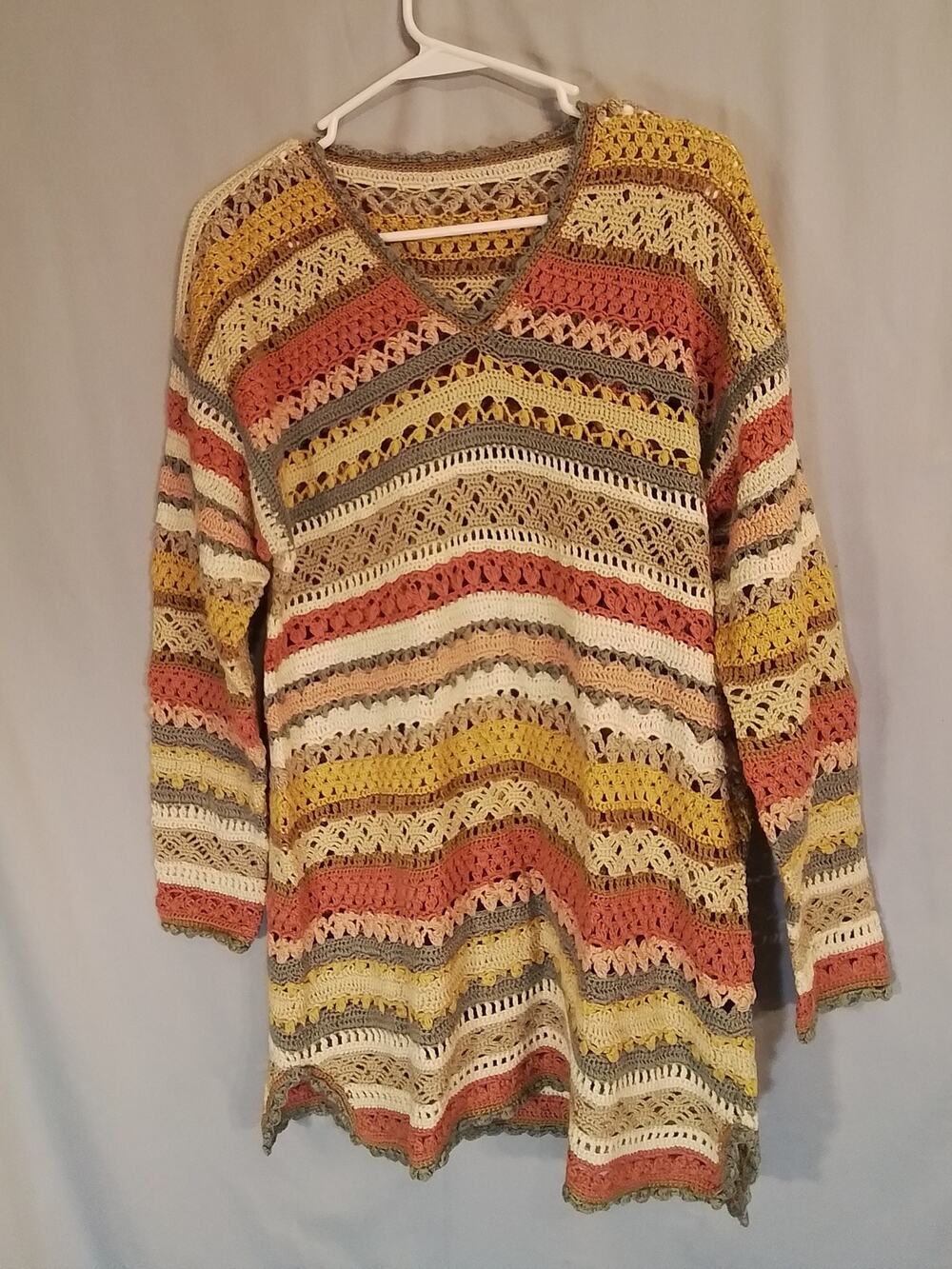 Multi colored sweater
